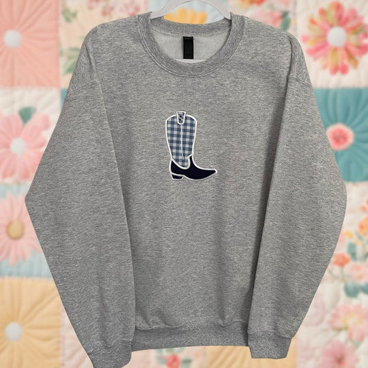 Medium Cowboy Boot Sweatshirt