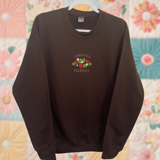 Medium Brown Farmer's Market Sweatshirt