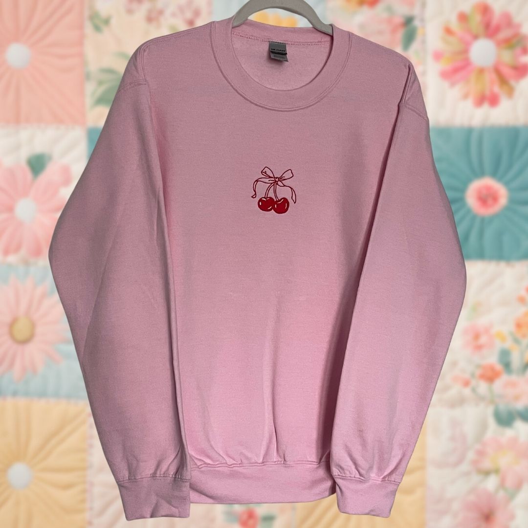 Cherry Bow Sweatshirt