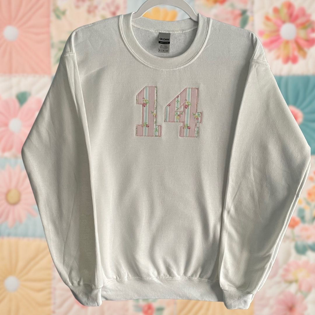 14 Varsity Number Sweatshirt