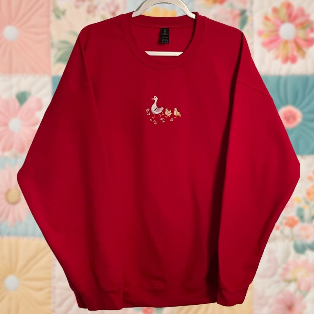 XL Red Ducklings Sweatshirt