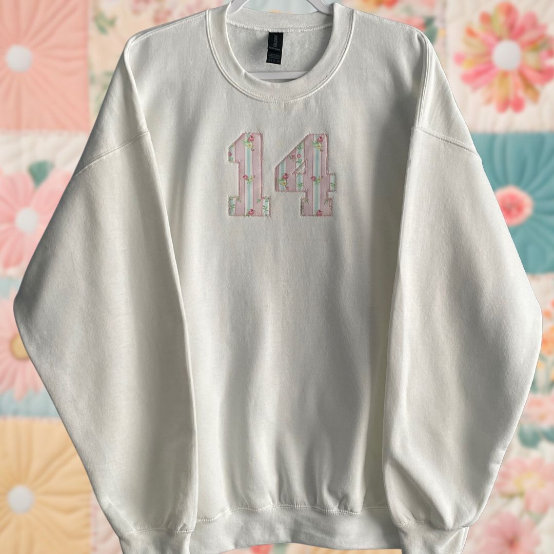 14 Varsity Number Sweatshirt