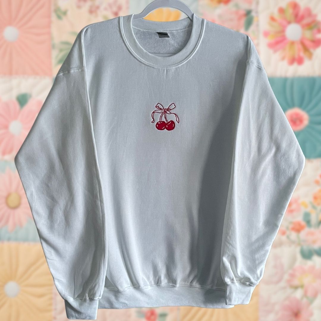 Cherry Bow Sweatshirt