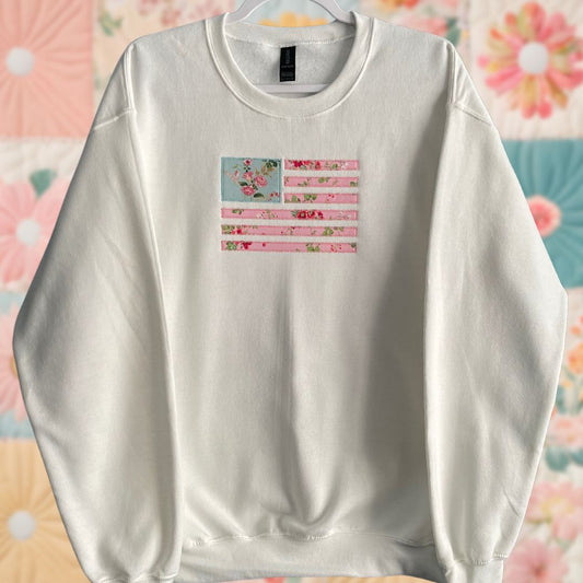 Floral Flag Sweatshirt